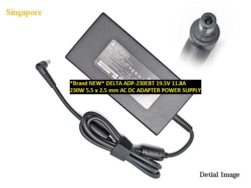 *Brand NEW* ADP-230EBT DELTA 19.5V 11.8A 230W 5.5 x 2.5 mm AC DC ADAPTER POWER SUPPLY - Click Image to Close